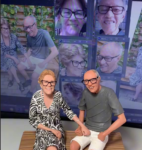 Casal em Videochamada