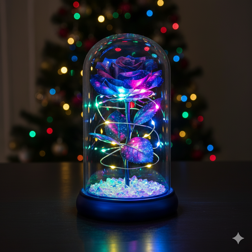 Rosa Encantada galáxia colorida